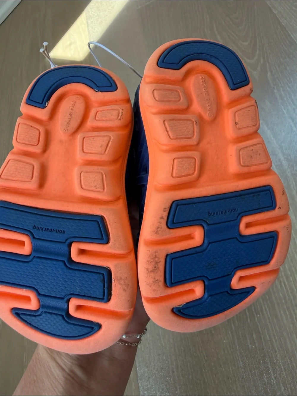 Stride Rite Navy and Orange Water Shoes for Kids